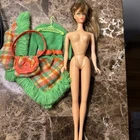 Barbie Vintage 1971 Mod Era #3433 All About Plaid Complete Outfit Purse & Doll