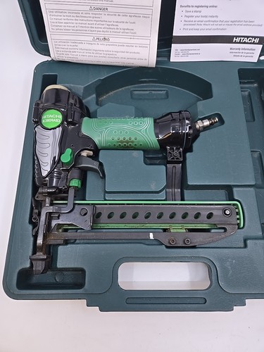 Hitachi N3804AB3 1/4" Schmalkrone Hefter 18Ga mit Koffer - Bild 2 von 12