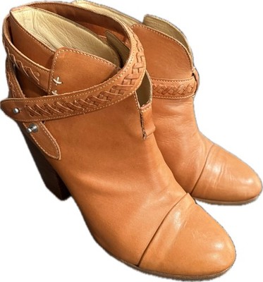 Rag & Bone Harrow Leather Booties In Natural Womens Size 41 (US 10)