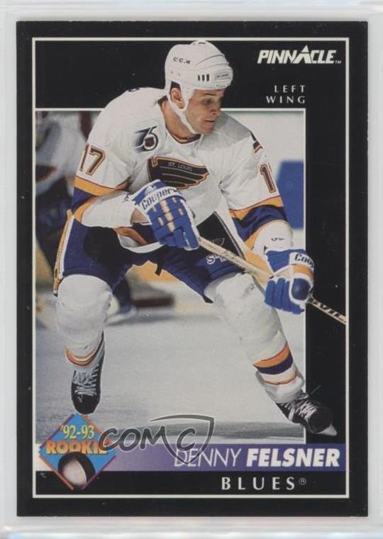 1992-93 Pinnacle Denny Felsner #413 Rookie RC 9mb