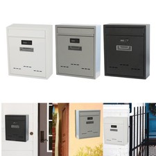 Grande boîte aux lettres murale avec serrure Boîte aux lettres de style