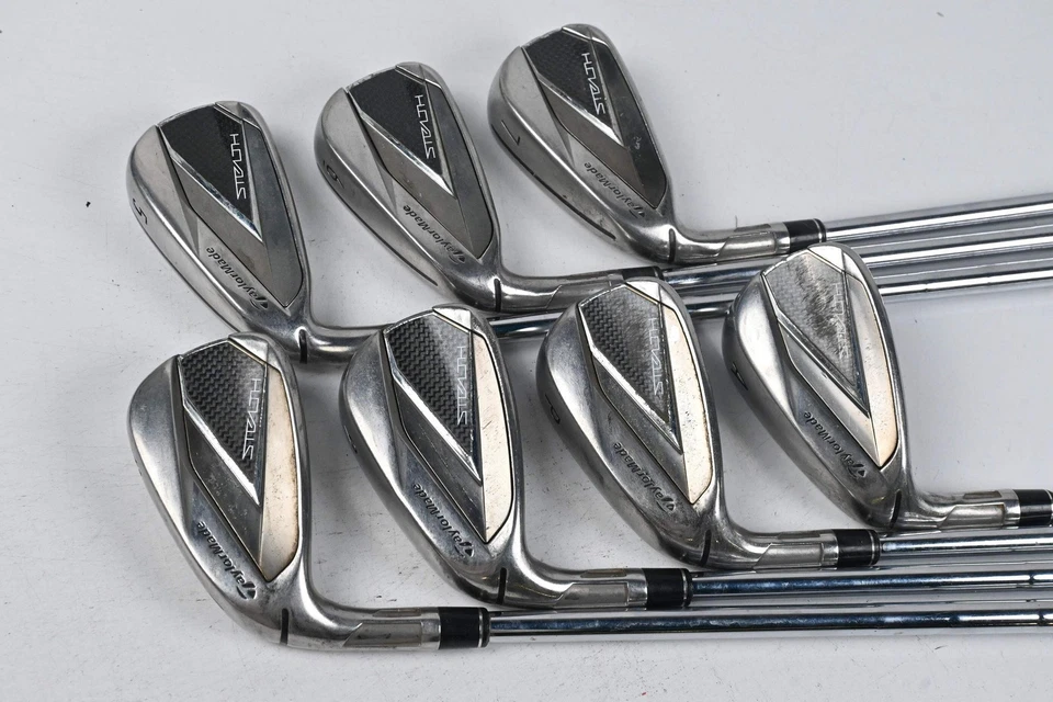Left Hand Taylormade Stealth Irons / 5-PW+GW / Stiff Flex KBS Tour Lite Shafts - Image 2 of 4