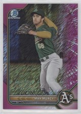 2022 Bowman Chrome Prospects Fuchsia Shimmer Refractor 95/199 Max Muncy 0z0v