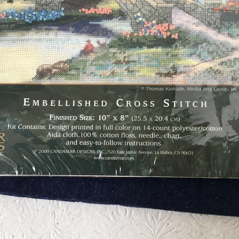 Thomas Kinkade Cross Stitch Kit, Lamplight Village, No. 50964 - Image 2 of 4
