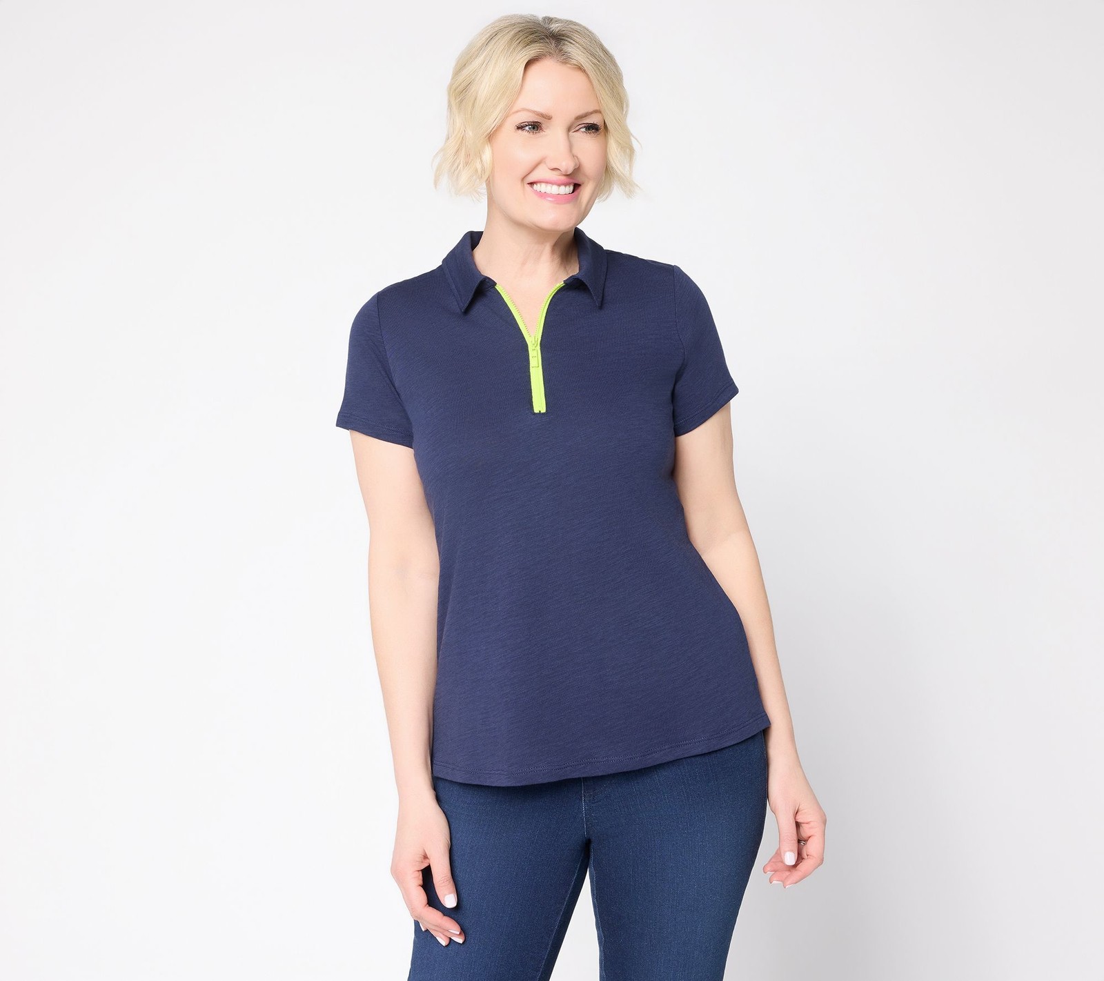 Gloria Vanderbilt Women's Top Sz L Make Your Selection: Belle by Kim Blue