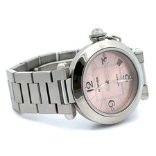 Pasha de Cartier Salmon Pink Dial 35mm Automatic Steel Wrist Watch Ref. 565714LX 2