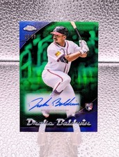 2025 Topps Chrome Update Drake Baldwin RC Chromeography Green /99 Braves - ROY 