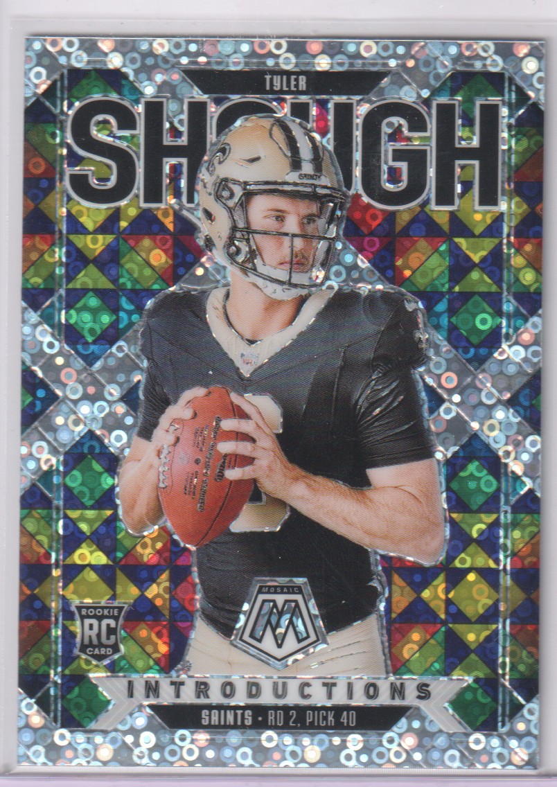 2025 Panini Mosaic #9 Tyler Shough Introductions No Huddle Silver