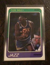 1988-89 FleerBasketball - #111 Thurl Bailey- Utah Jazz 