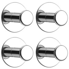 SAYAYO Self Adhesive Hooks for Hanging, Chrome Towel Hooks for Bathrooms  SU...