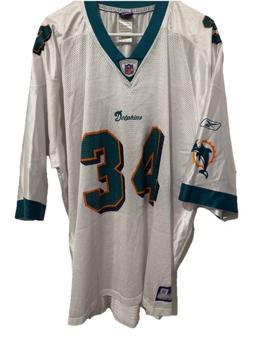 Vintage NFL Miami Dolphins #34 Ricky Williams Reebok Trikot Herren Größe 3XL