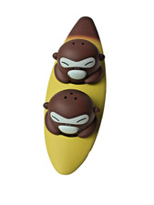 Authentic Alessi Banana Bros Salt & Pepper Set &ndash; Stefano Giovannoni &ndash; Excellent