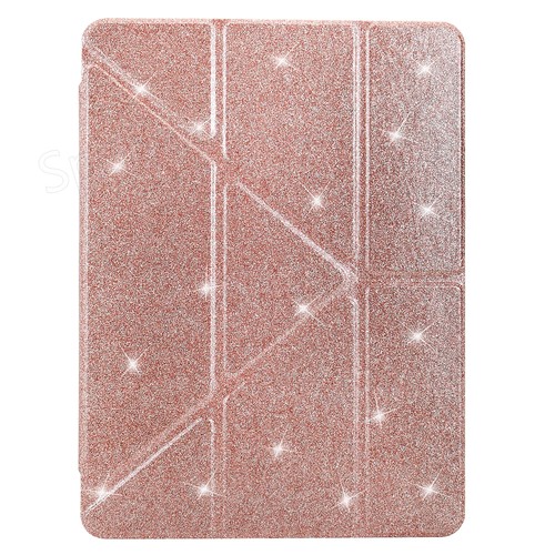 Glitter Slim Case for iPad (A16) 11th/10th Gen 5/6/7/8/9th Pro M4 Stand Cover - Picture 53 of 60