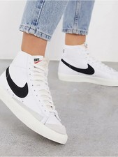 Size 10.5 - Nike Blazer Mid 77 Vintage High Top White Black