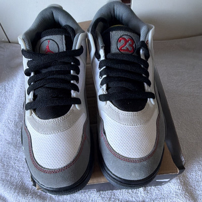 Jordan Air Jordan 4 RM PRM Herren Sneaker Weiß Grau Schwarz Gr. 42