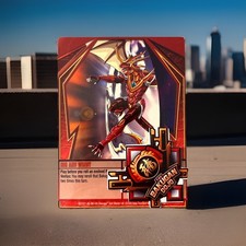 Bakugan Gundalian Invaders | Big And Windy 🔴 Red Ability Card | 27/48a Helix