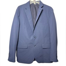 PJ Paul Jones Men's Blue Blazer Two Button M Polyamide Elastane