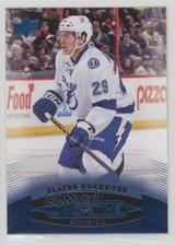 2015-16 Upper Deck GTS Overtime Rookies Blue Foil Slater Koekkoek #118 1o3