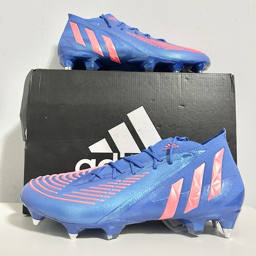 Adidas Predator Edge.1 SG “Hi-Res Blue Turbo” Men’s Size 10.5 Soccer Cleats