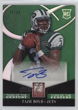 2014 Panini Elite Rookie Turn of the Century Signatures 49/99 Tajh Boyd Auto nd3