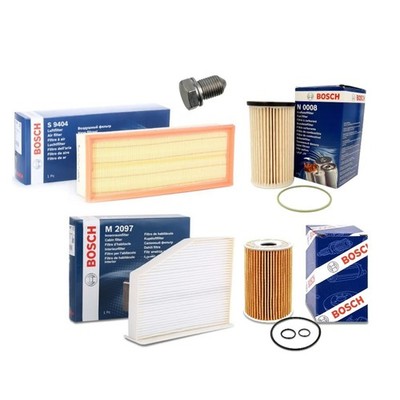 FULL BOSCH FILTERS SERVICE KIT BUNDLE FOR VW SCIROCCO R-LINE 2.0 08-17