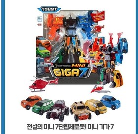 Tobot Mini Giga 7 Integration 7-Cars Combine Transformer Robot Authentic Toy New