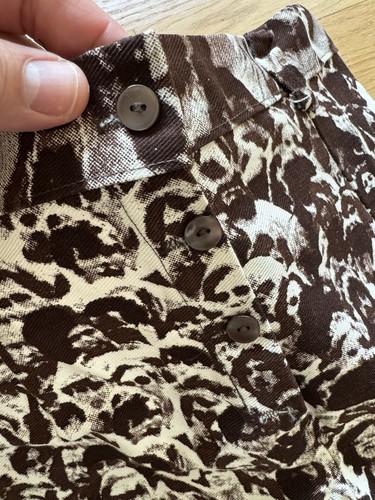 Pantalones de mezclilla vintage de los años 70 con estampado de Woodstock Baron Wolman Bell RARO ver fotos - Imagen 8 de 20