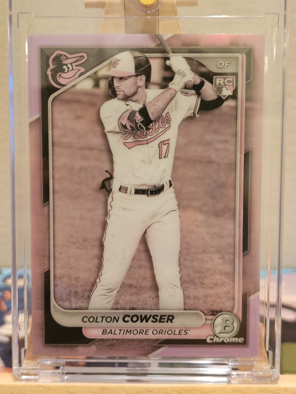 2024 Bowman Chrome Colton Cowser Pearl Refractor SSP