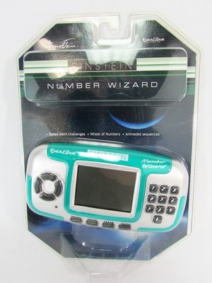 Einstein Number Wizard Brain Trainer Mind Train Exercises Excalibur E110-CS