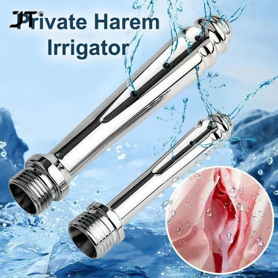 Metal Open Sprinkler Enema Cleaning Shower Colonic Douche Nozzle Vaginal Dilator