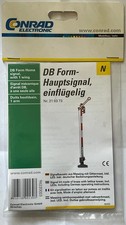 Conrad Bausatz DB Formsignal, einfl&uuml;gelig, HP0/1, ohne Antrieb