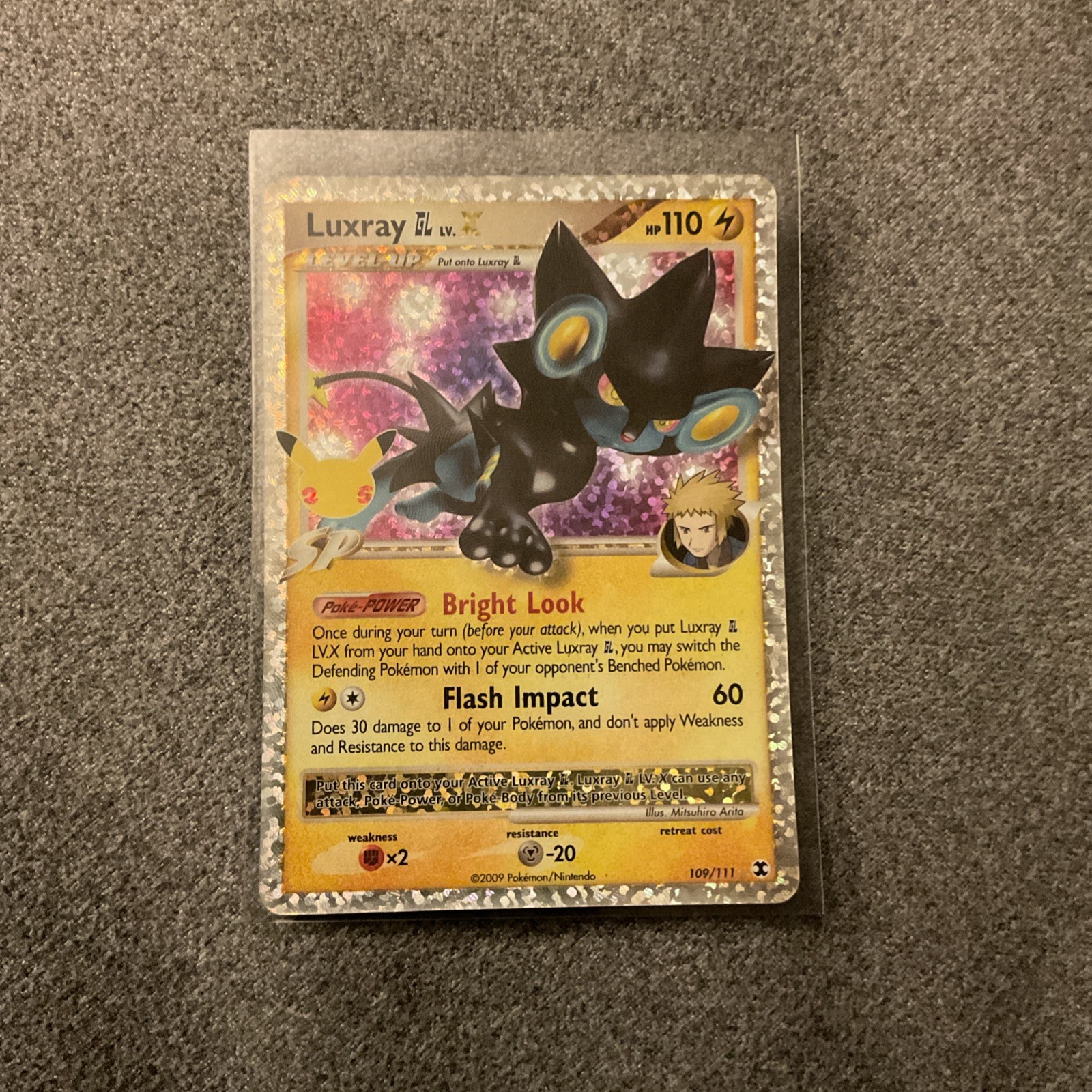 Luxray GL Lv.X 109/111 - Celebrations 25th - Holo Pokemon Card Near Mint (NM)