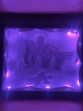 Harry Potter LED Shadowbox  Quidditch Handmade Harry Potter home decor 