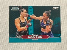 LUANA SANTOS (RC) - 2025 TOPPS STADIUM CLUB UFC - TEAL FOIL PARALLEL