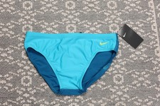New Nike Performance Swimwear Men's Nike Rift Brief - Size 32 - Green Abyss