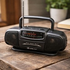 Lifelong Baby Boom Box AM FM Radio Portable 4 AA Battery Model 2225 Tested