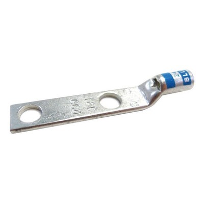 THOMAS & BETTS 256-30695-252 TwoHoleLugCmprsnConn,STD,Blue,24 6MFR9