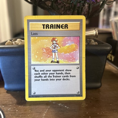 Pokémon TCG Lass Base Set 75/102 Regular Unlimited Rare