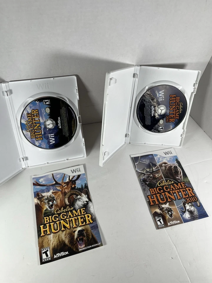 Cabela's Big Game Hunter 2010 Game W/Wii Top Shot Shotgun Gun Rifle LOT - Image 3 of 3