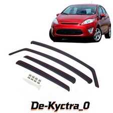 Windabweiser Regenabweiser Passend Für Ford Fiesta 2008-2017 5-Türer 4-Tlg