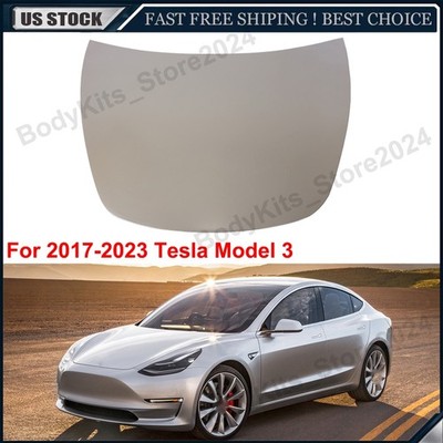New Front Hood Panel For 2017-2019 2020 2021 2022 2023 Tesla Model 3 Replacement