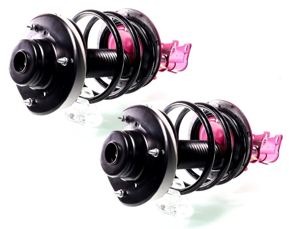 2x Gas Complete Struts Assembly Front for Chrysler Voyager IV RG 2001- 2.8 CRD