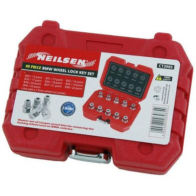 BMW Radsicherungsmutter Schlüssel Set 10tlg manipulationssicher Spline Lug Removal Tool