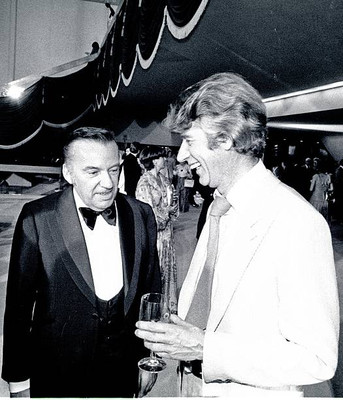 Rudi Carrell Heinz Schenk party guests party Kanzlerfest Bonn Ger- 1979 Photo