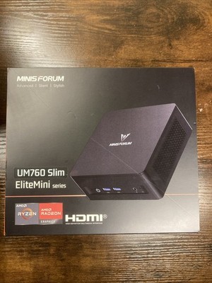 MINIS FORUM UM760 Slim Mini PC AMD Ryzen 5 7640HS 16GB RAM 1TB SSD