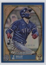 2021 Topps Gypsy Queen Box Topper Chrome Blue Refractor 44/99 Joey Gallo nd3