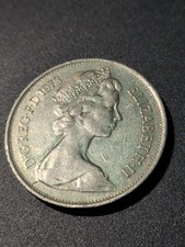 UNITED KINGDOM 🇬🇧 TEN (10) NEW PENCE COIN 1973(QUEEN ELIZABETH II)