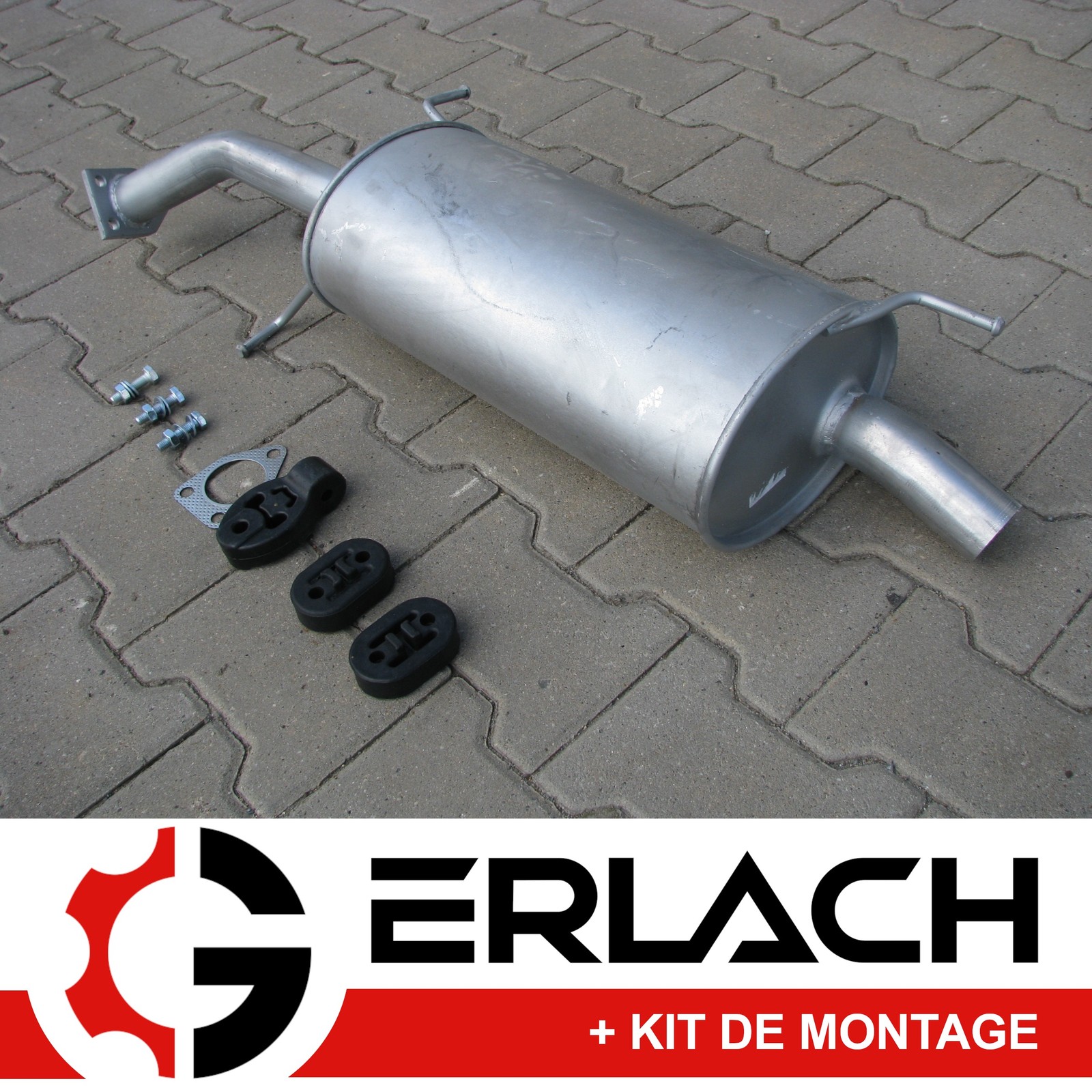 Silencieux arrière Mitsubishi Lancer 2.0 break absorption acoustique renforcée pièce 554