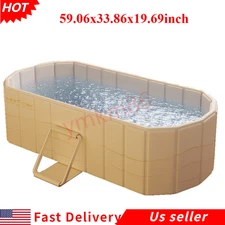 Foldable Bath Tub Portable Bathtub For Children and Adults 59.06x33.86x19.69inch