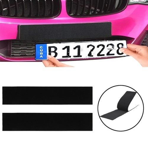 2Pair/Set Weather-proof Adhesives Licenses Plate Holder for Vehicles/Car/SUV - 第 1/11 張圖片
